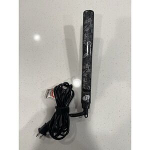 T3 Micro 1" Flat Iron Hair Straightener Floral Rhinestone Model 73507 Tested